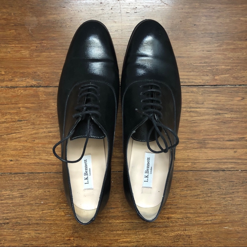 LK Bennett - Leather Brogue Shoes - NWOT